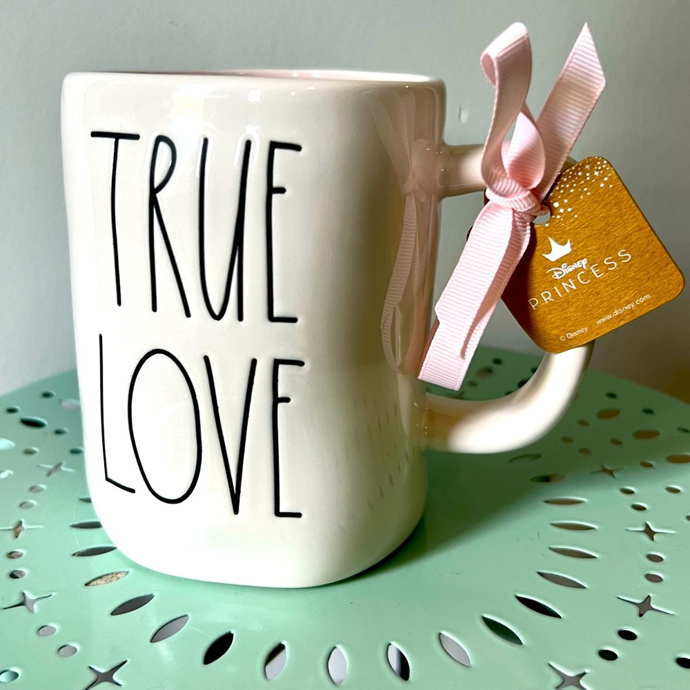 Rae Dunn Disney Princess "True Love" mug NWT